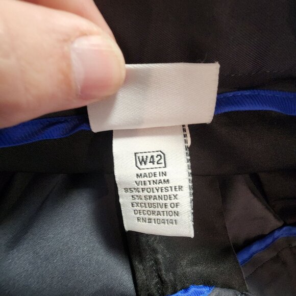 Slazenger Mens Navy Golf Shorts W42 Polyester/Spandex Blend Classic Fit With Bac - Picture 5 of 5